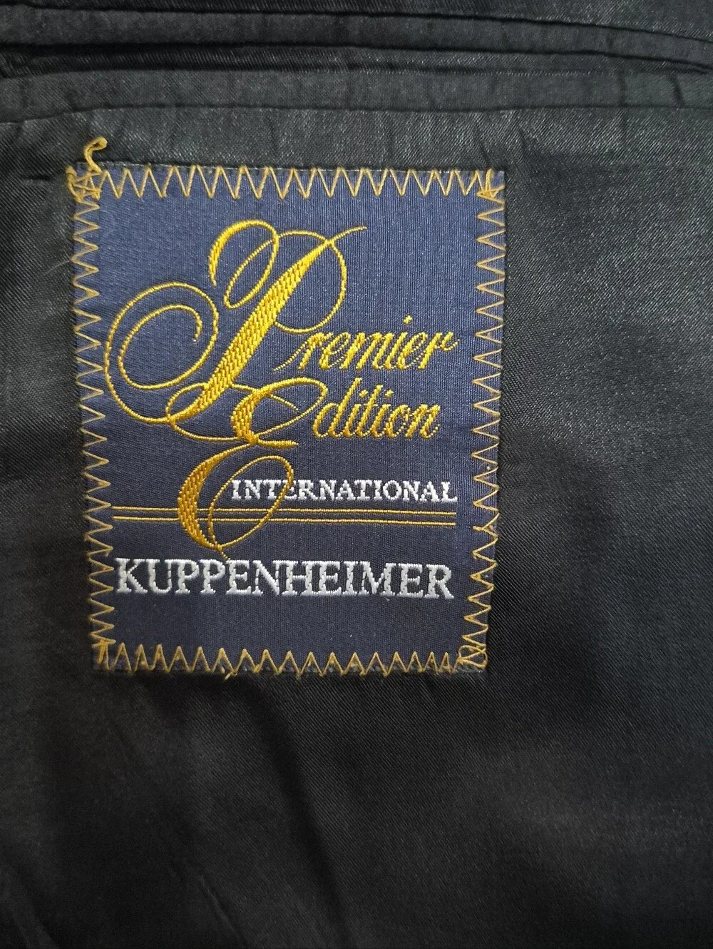 Vtg Men's Kuppenheimer Premier Edition Two Piece Blazer & Pant Suit 100% Wool